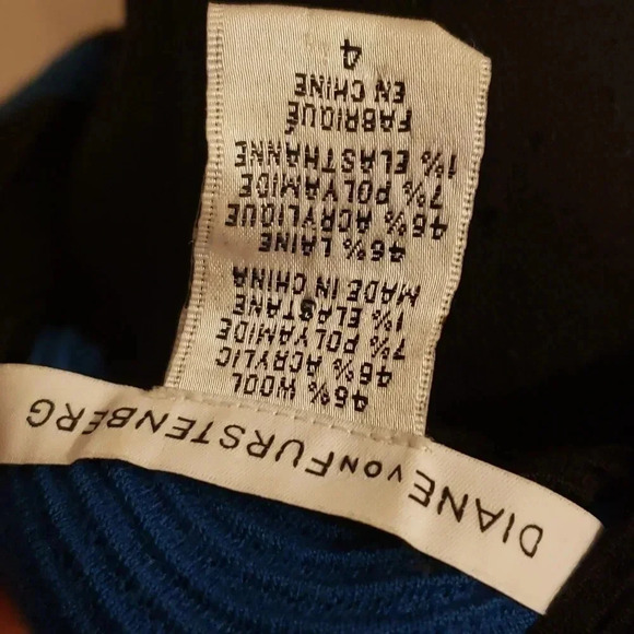 Diane von Furstenberg wool dress size 4 - Picture 5 of 5